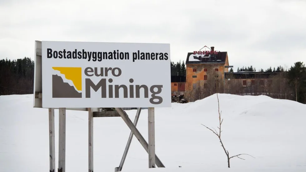 Bostäder. Euromining är av av dem som planerar att bygga 	i Gällivare.