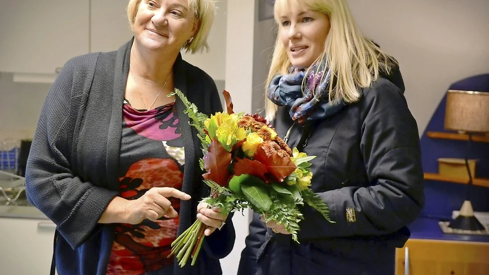 Inger Arnesson och Hanna Marklund.