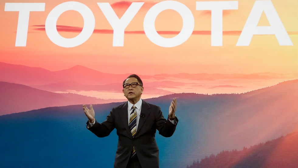Toyotas vd Akio Toyoda. Arkivbild.