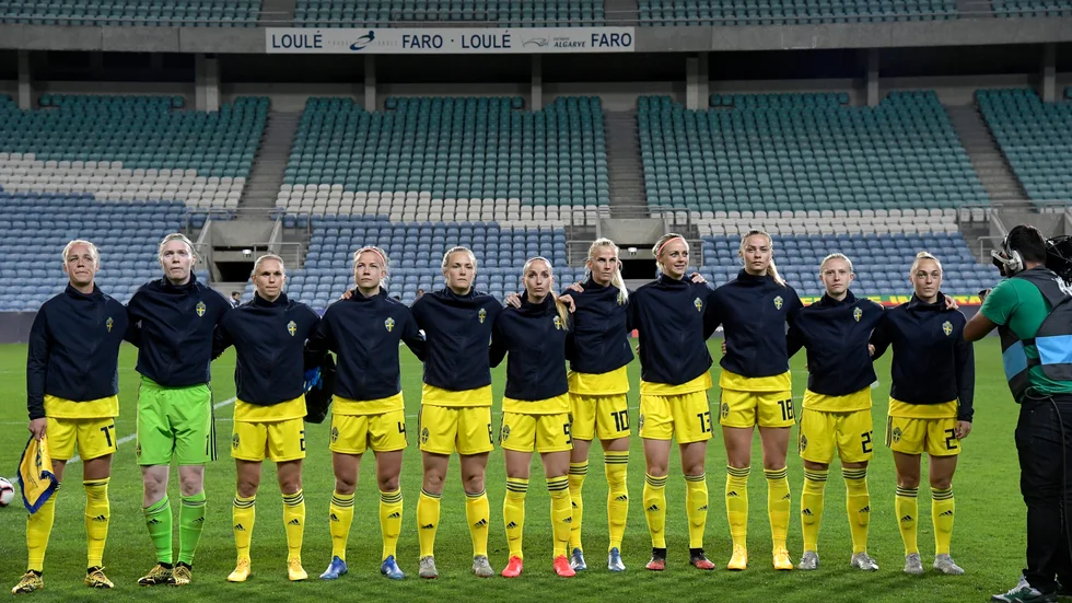 Sveriges senaste Algarve Cup-match spelades inför tomma läktare. Arkivbild.
