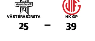 Målfest när HK GP besegrade VästeråsIrsta