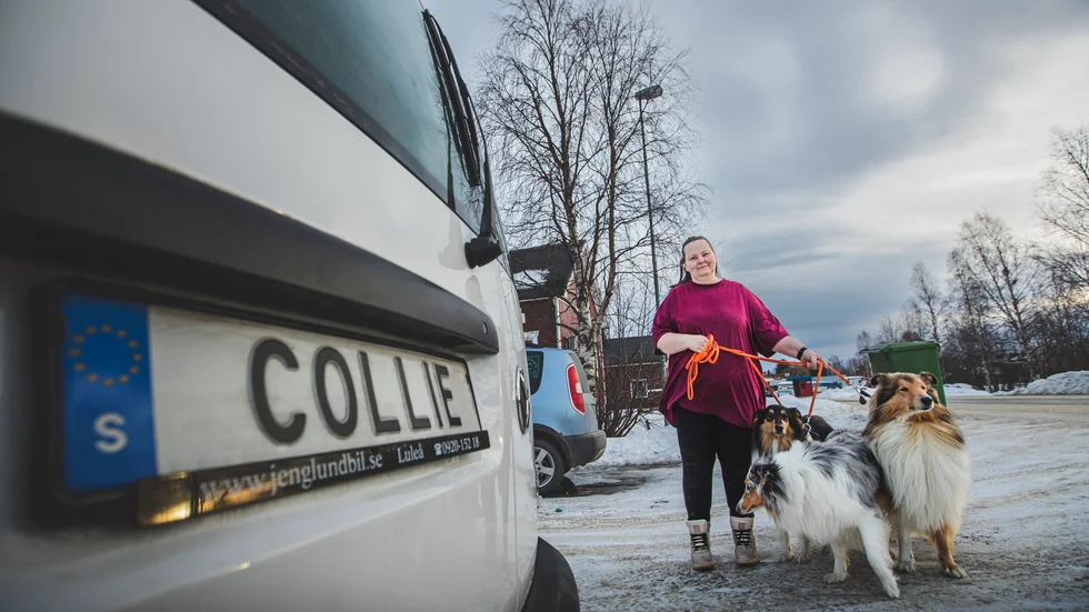 Hos familjen Hedenstedt i Lillpite finns numera två personliga registreringsskyltar som visar vad som upptar mycket av deras tid.