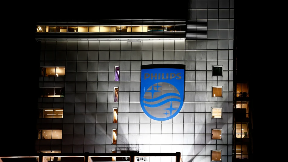 Oväntat svag prognos sänker Philips-aktien. Arkivbild