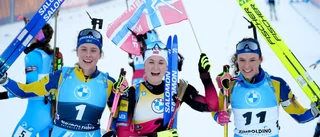 Dubbelt Öberg på pallen i Ruhpolding – stor svensksuccé i jaktstarten