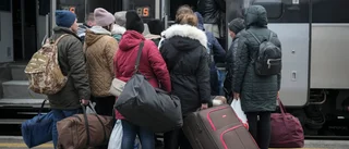 Hon tog sig över gränsen efter 30 timmar på tåg