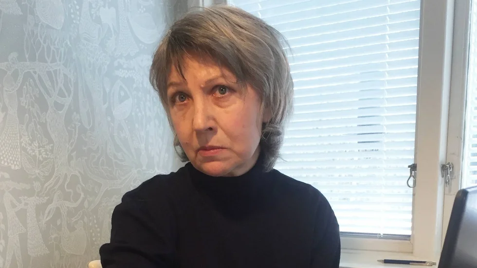 Hanna Nyström från Ukraina blev väldigt känslosam när hon nåddes av beskedet att ryska trupper hade gått in i hennes hemland och bombat flera ukrainska städer.