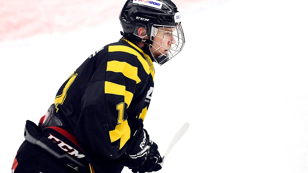 Bra produktion. Sebastian Ohlsson har stått för fyra poäng under U18–VM.