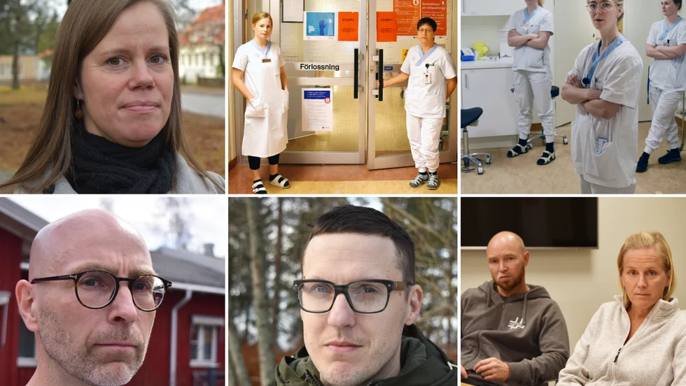 Vårdpersonal som vågade berätta om problemen på deras arbetsplatser.