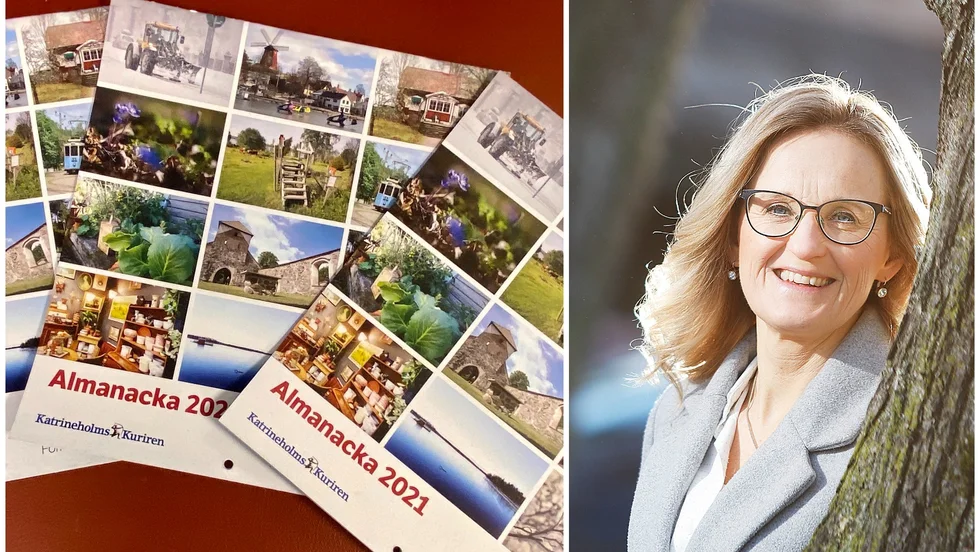 Jessica Pettersson är projektledare på Sörmlands media och en av de som kommer att dela ut Kurirens almanacka tisdag den 30 november.