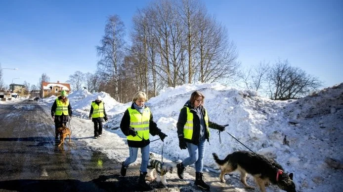 Missing People söker efter den försvunna kvinnan i Umeå.