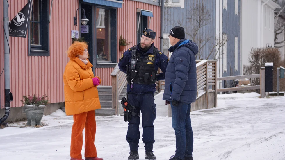 Magnus Lovenlund (i mitten) har gott samarbete med Framtidsgruppen där Maud Ragnestam Asplund och Karl-Åke Johansson ingår. 