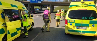 Trafikolycka i centrala Skellefteå – två vårdas med lindriga skador 