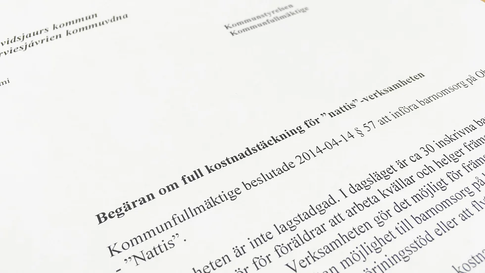 Barn- och utbildningsnämnden begär full kostnadstäckning för att kunna ha kvar Nattis. Kommunstyrelsen har nekat begäran, men hoppas att nämnden finner en lösning inom befintlig ram.