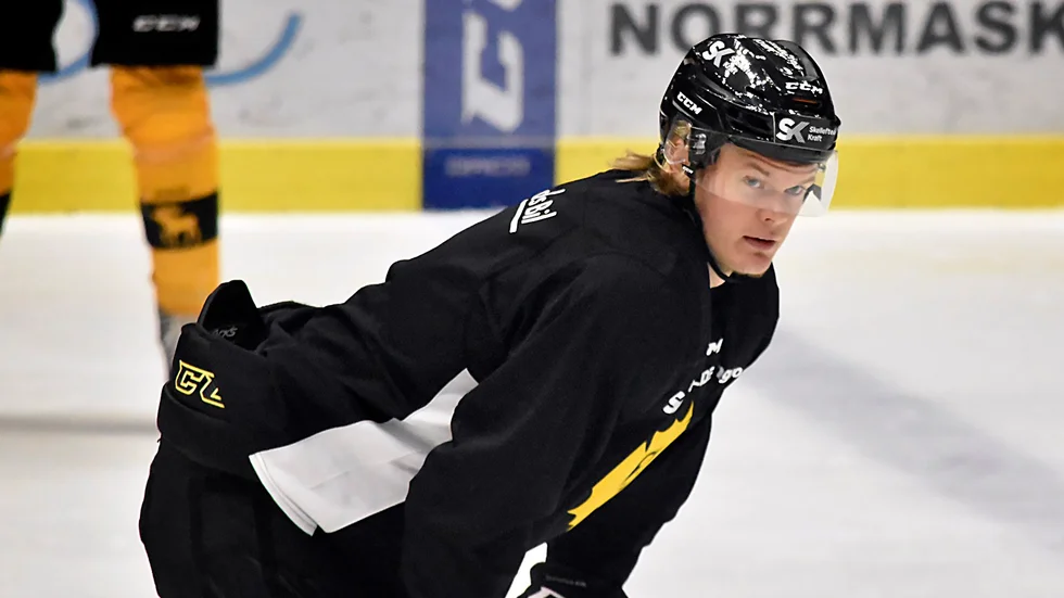 Skellefteå AIK:s Albin Eriksson. 