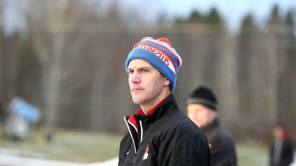 Surt. Mats-Olof "Pricken" Hallmans tvingades se derbysegern försvinna på stopptid.