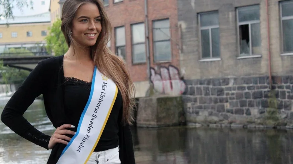 Prisad. Norrköpngstjejen Lina Ljungberg gjorde bra ifrån sig på Sverigefinalen av Miss Universum.