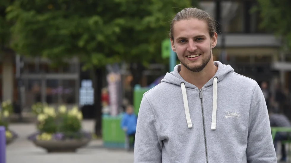 Tillbaka i stan. Jonathan Andersson är åter i Skellefteå IBK:s färger efter två år i Växjö och SSL. Foto: Samuel Söderlund.