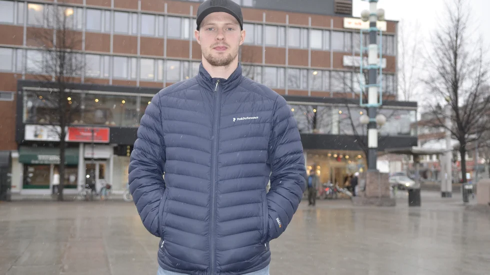 Hemma. Norran träffade Martin Lundberg som berättade om sitt år i Nordamerika, som dessvärre inte gav honom någon NHL-chans. Foto: Adam Savonen.