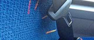 Falsk säkerhet utan bälte i buss