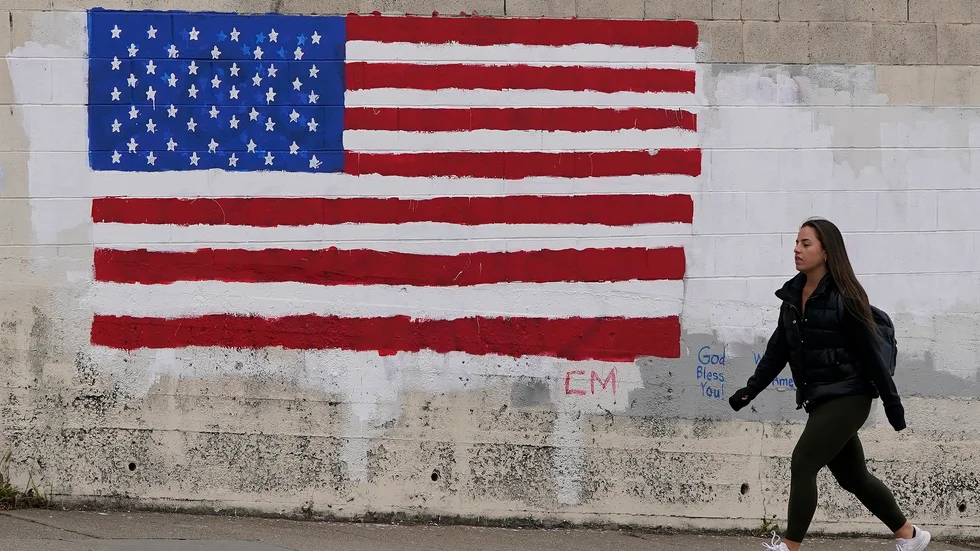 USA:s BNP-tillväxt revideras upp. Arkivbild.