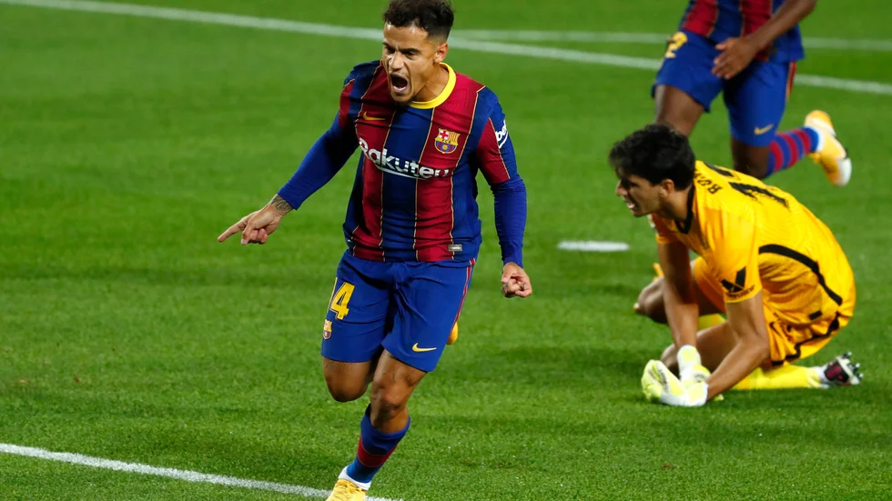 Philippe Coutinho lånas ut till Aston Villa resten av säsongen. Arkivbild.