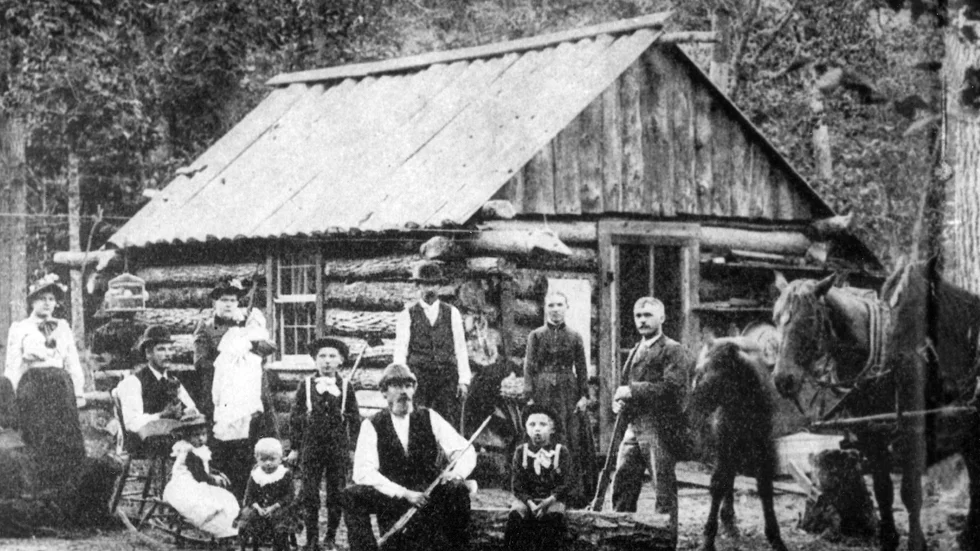 Från slutet av 1800-talet till tidigt 1920-tal lämnade ungefär 1,3 miljoner svenskar Sverige. Bild från Minnesota.