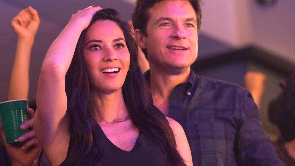 Ordentliga. Olivia Munn och Jason Bateman som ordentliga paret. Foto: Photo Credit: Glen Wilson.