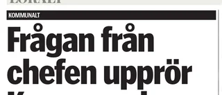 Jag har fullt förtroende för chefen