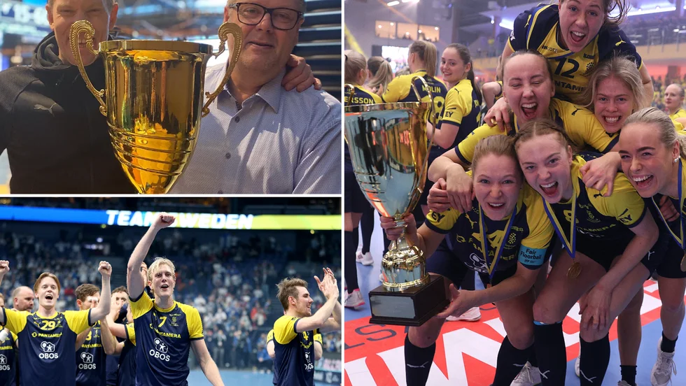 Mikael Ahlerup har fått vara med och uppleva dubbla VM-guld de senaste veckorna som generalsekreterare för Svenska Innebandyförbundet.
