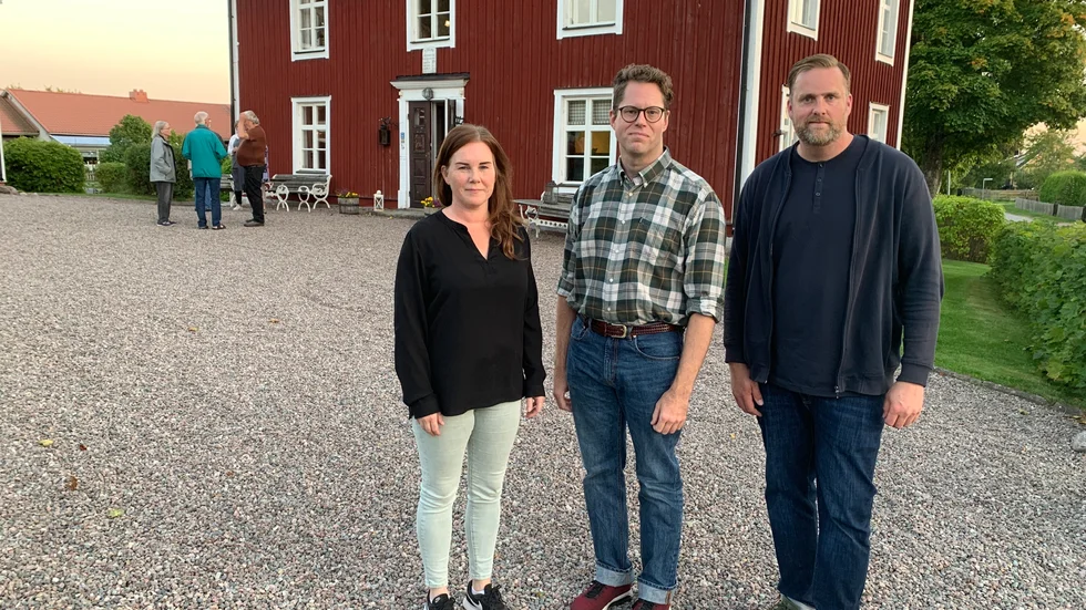 Karin Svedman, Lars Kullbrandt, Tobias Svedman ägare och grundare av Previdensia. 