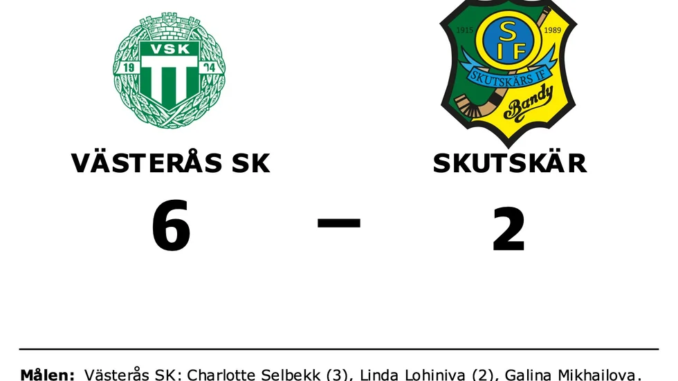 Västerås SK/BK vann mot Skutskärs IF
