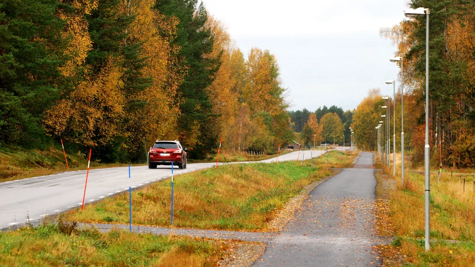 Boende i Lund vill ha en liknande gång- och cykelväg som den i Södra Bergsbyn (bilden).