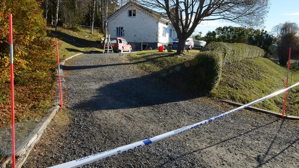 Avspärrat. Gårdsplanen där olyckan skedde var fortfarande avspärrad på måndagen. Foto: Jeanette Lövgren.