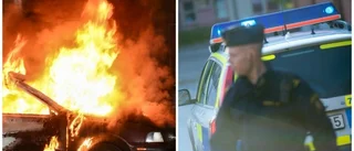 Ytterligare en bil brann i Umeå
