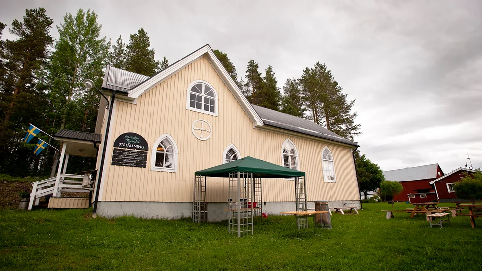 Kulturell byggnad. Sjöns bönhus har huserat bland annat författarsamtal, högläsningskvällar och sommarteatrar. Foto: Emilie Sjölund.