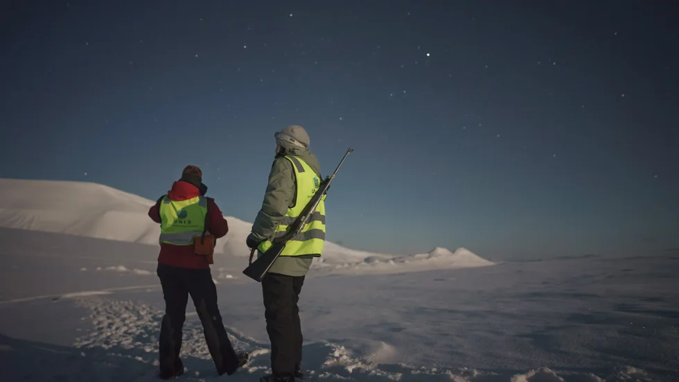 På Svalbard råder nu midnattsmörker. Solen går aldrig upp över horisonten.
