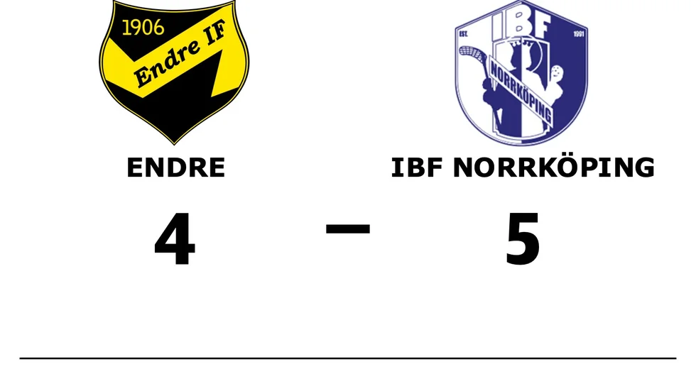 Endre IF U-lag förlorade mot IBF Norrköping