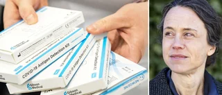 Maria Amér om snabbtester för covid-19 • "Man kan aldrig utesluta sjukdom med ett antigentest"