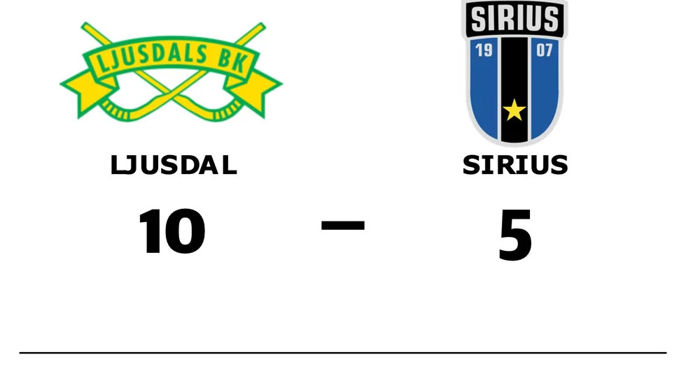 Ljusdals BK vann mot IK Sirius