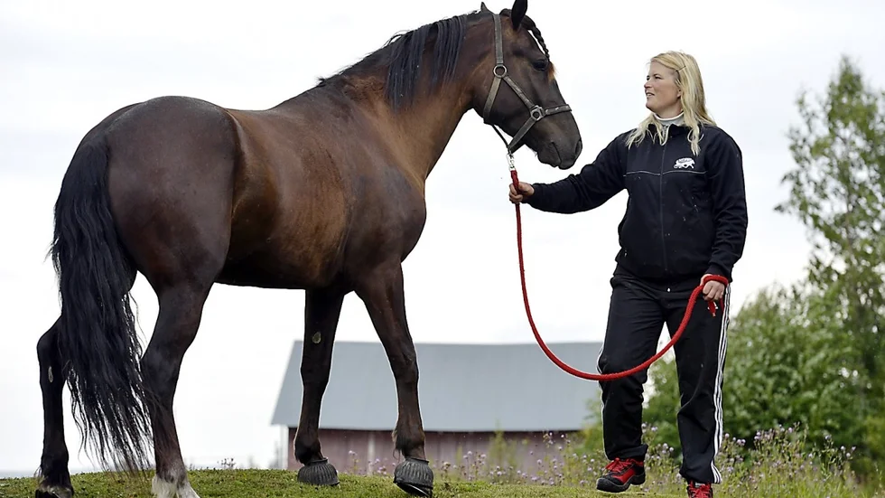 Jessica Lindgren och Bodbäckssiv är laddade inför final i Kriteriestoet på söndag. Foto: Ulf Johansson