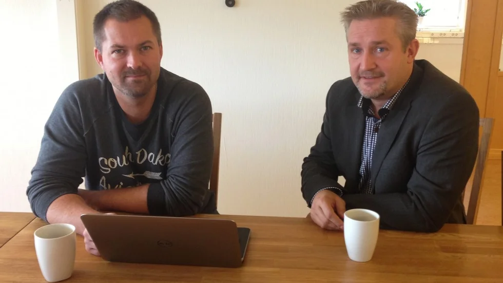 Teknikchefen Jimmy Öhlin och vd Lars Ögren planerar att dubblera personalstyrkan.