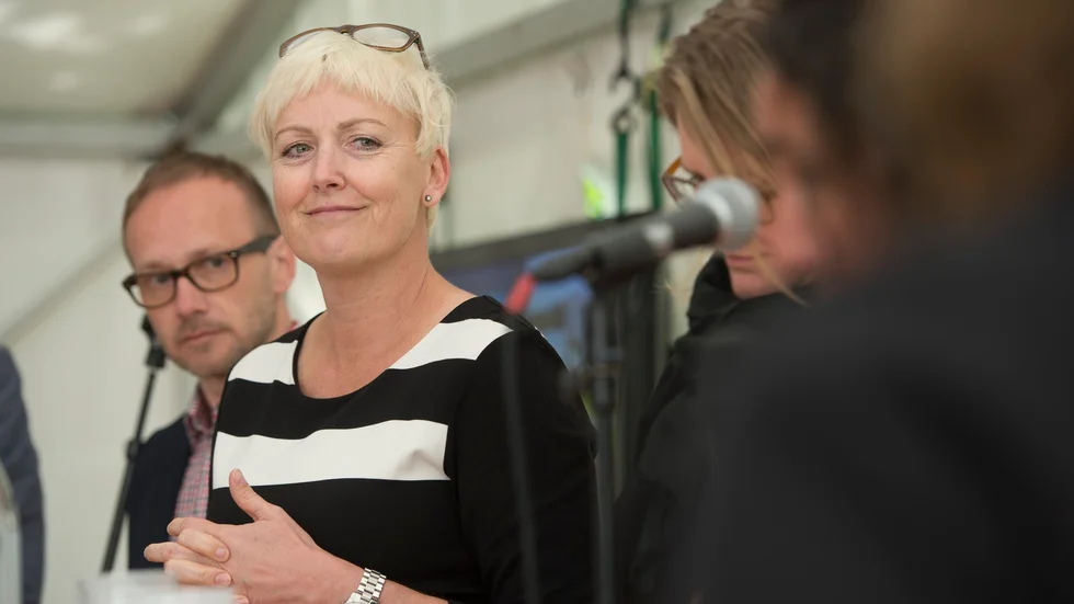 Leif Rehnström och Marie Larsson under Almedalsveckan. Foto: Patrick Trädgårdh