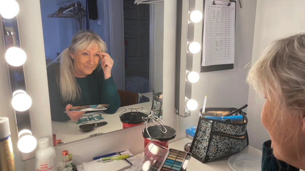 Skådespelerskan Eva Granlund är Vadstena kommuns kulturstipendiat 2023. Arkivbild.