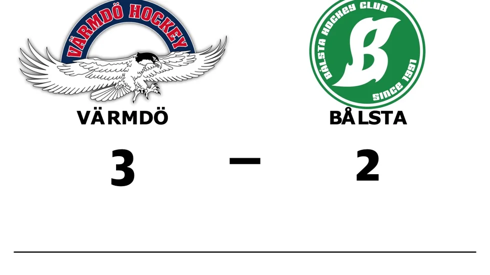 Värmdö HC vann mot Bålsta HC