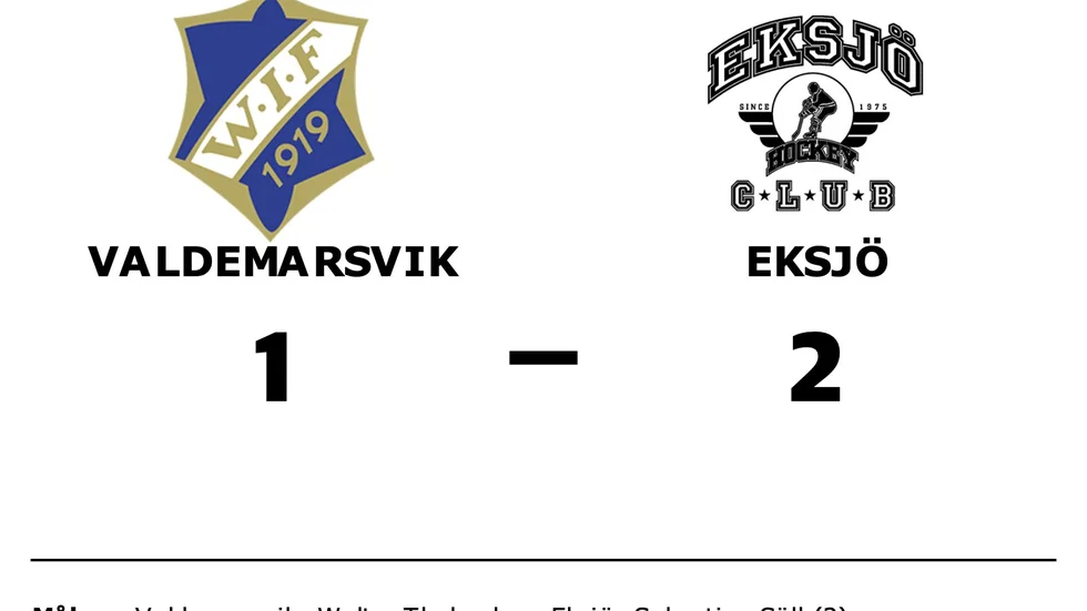 Valdemarsviks IF förlorade mot Eksjö HC