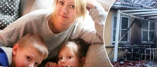 Johanna, 35, berättar om skräcknatten när hemmet eldhärjades • ”Skrek till barnen att vi måste ut” • Tackar nu för stödet