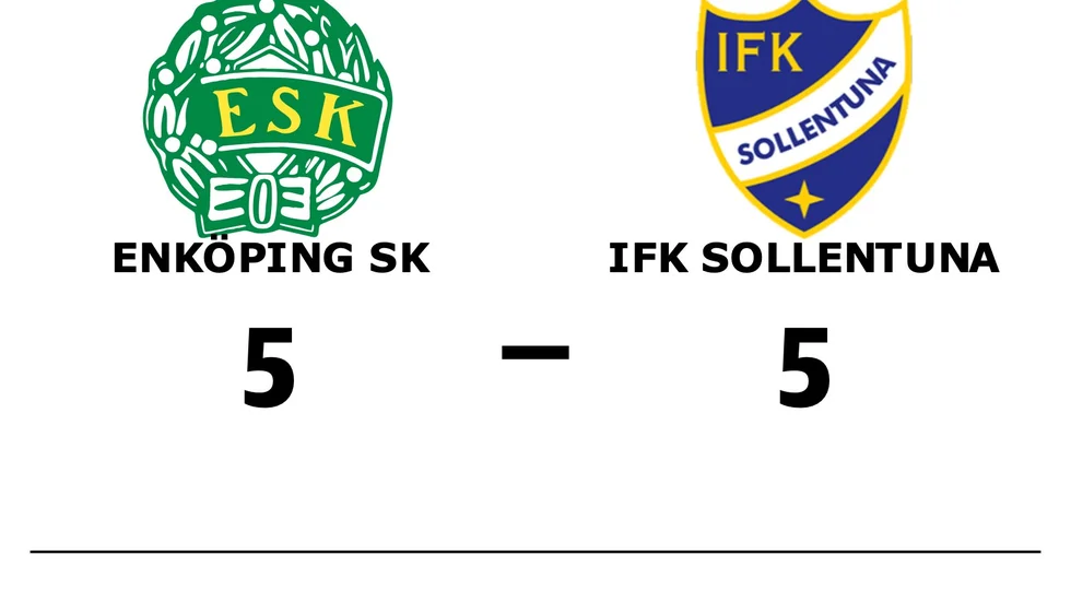 Enköpings SK BK spelade lika mot IFK Sollentuna