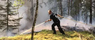 Brandrisken är stor