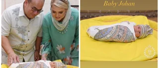 Det blev en pojk – prinsessan från Mantorp visar upp prinsen