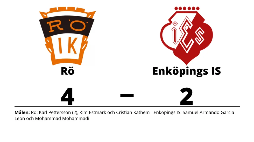 Rö IK vann mot Enköpings IS